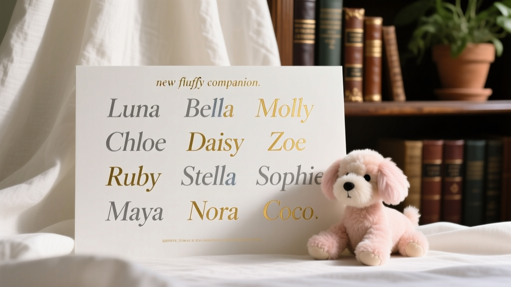 Top female dog names for your new fluffy pal
