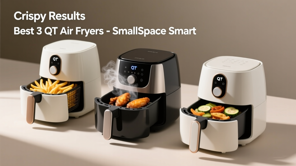 Best 3-Quart Air Fryer for Small Spaces & Crispy Food