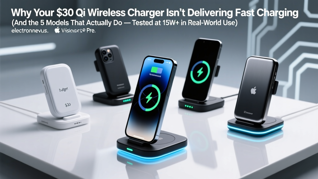Why Your $30 Qi Wireless Charger Isn’t Delivering Fast Charging (And the 5 Models That Actually Do — Tested at 15W+ in Real-World Use)