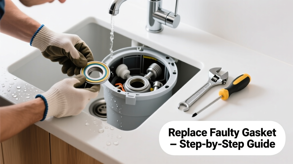 Fixing a Leaking Garbage Disposal: Replace the Faulty Part