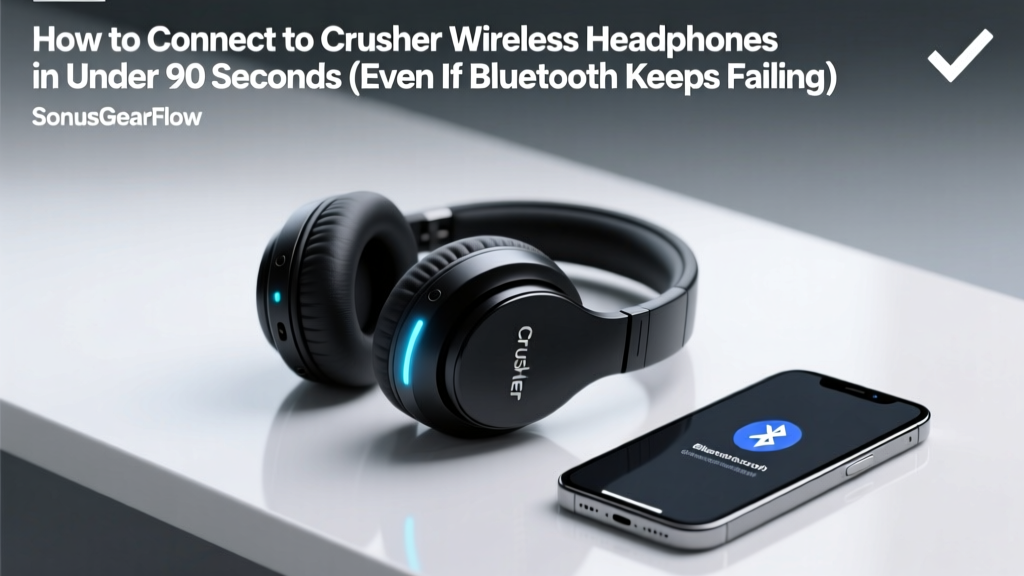 Crusher Wireless Headphones Connection Guide (2026)