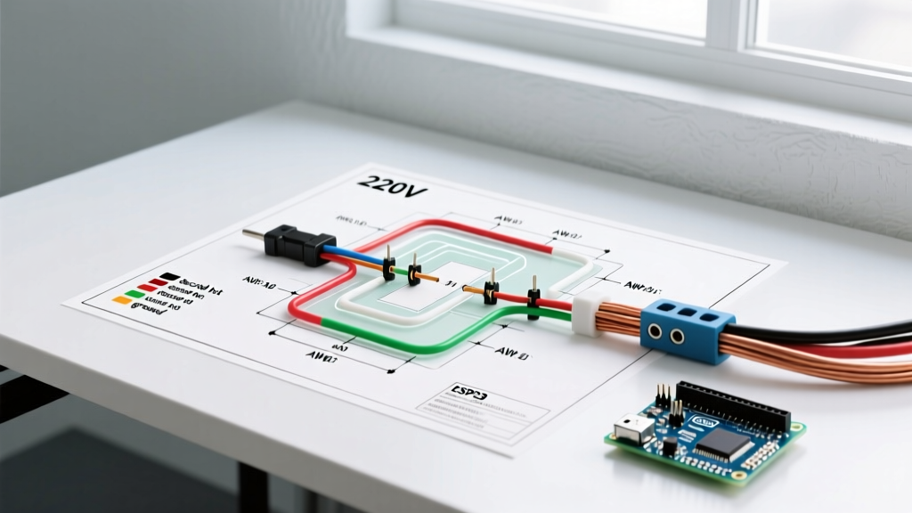 Wiring Diagram for 220v: Wire Gauge & Color Code Reference