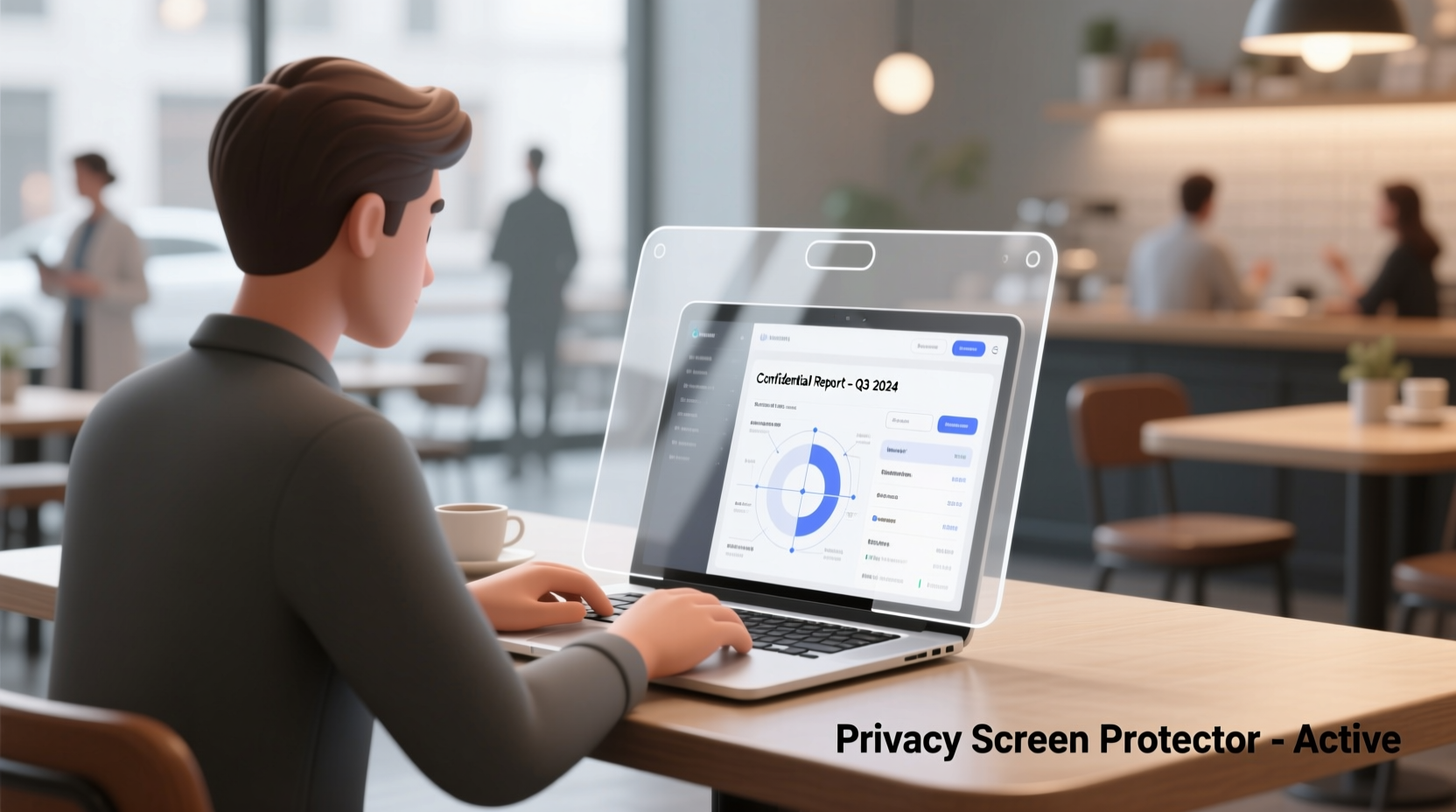 is a privacy screen protector necessary for working in public spaces