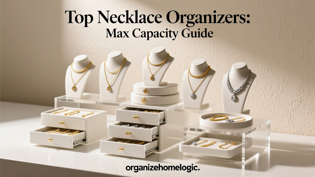 Top Necklace Organizers: Max Capacity Guide