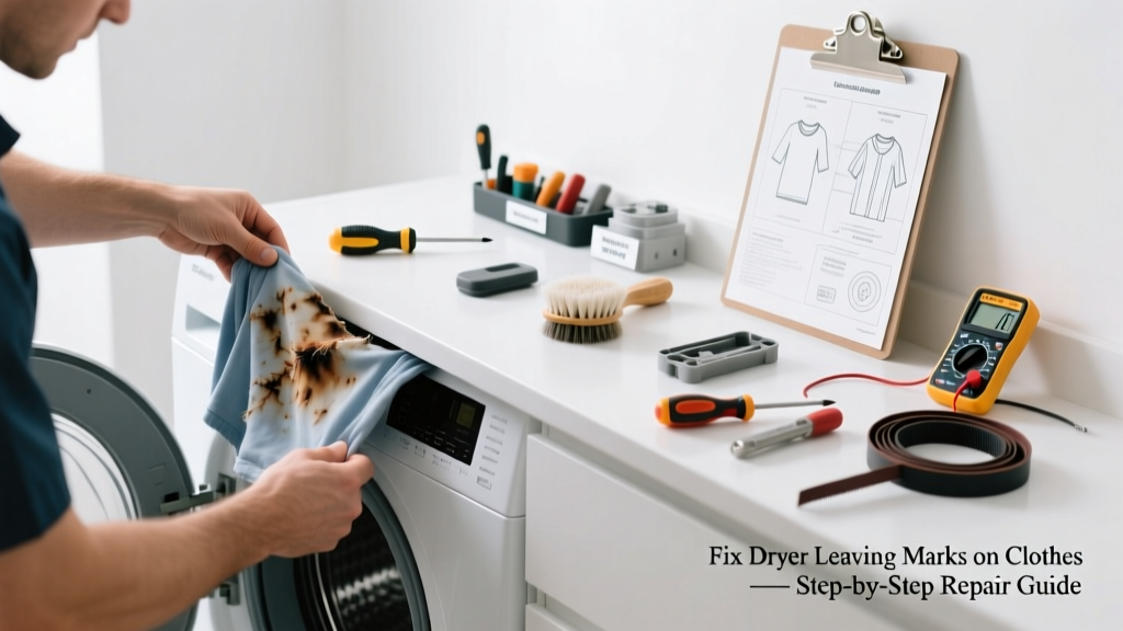 Fix Dryer Leaving Marks on Clothes: Step-by-Step Repair