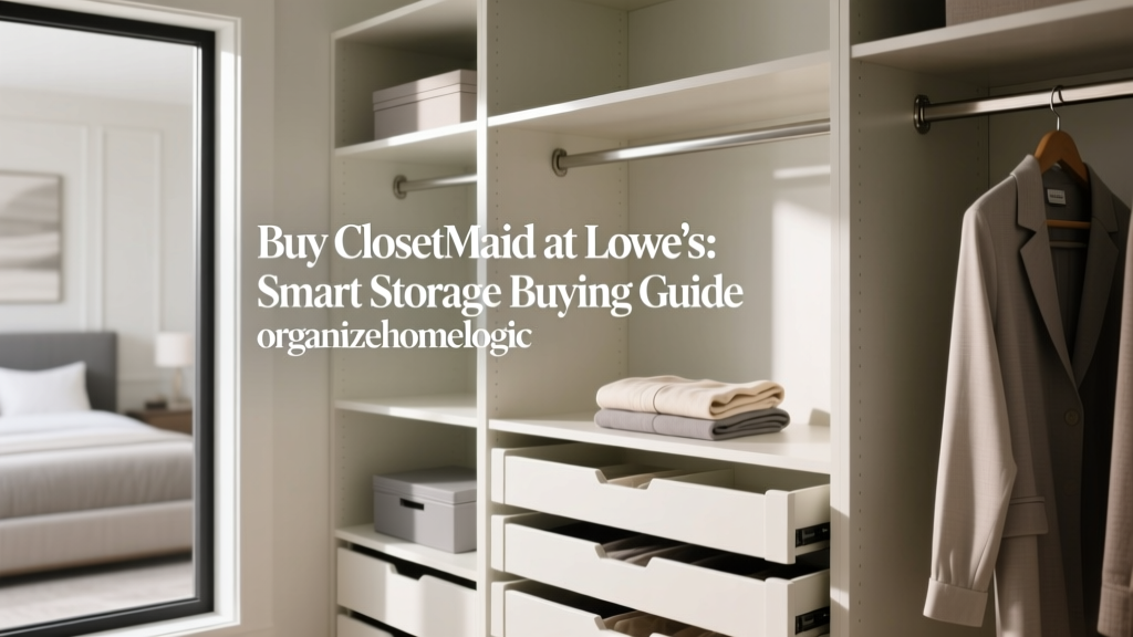 Buy ClosetMaid at Lowe’s: Smart Storage Buying Guide