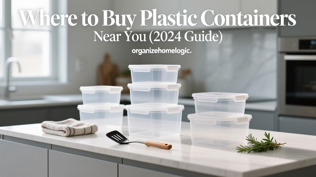 Where to Buy Plastic Containers Near You (2024 Guide)