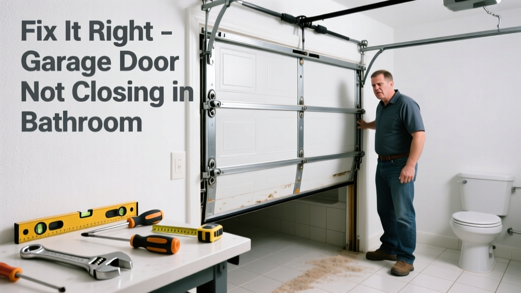 Garage Door Not Closing in Bathroom: Fix It Right