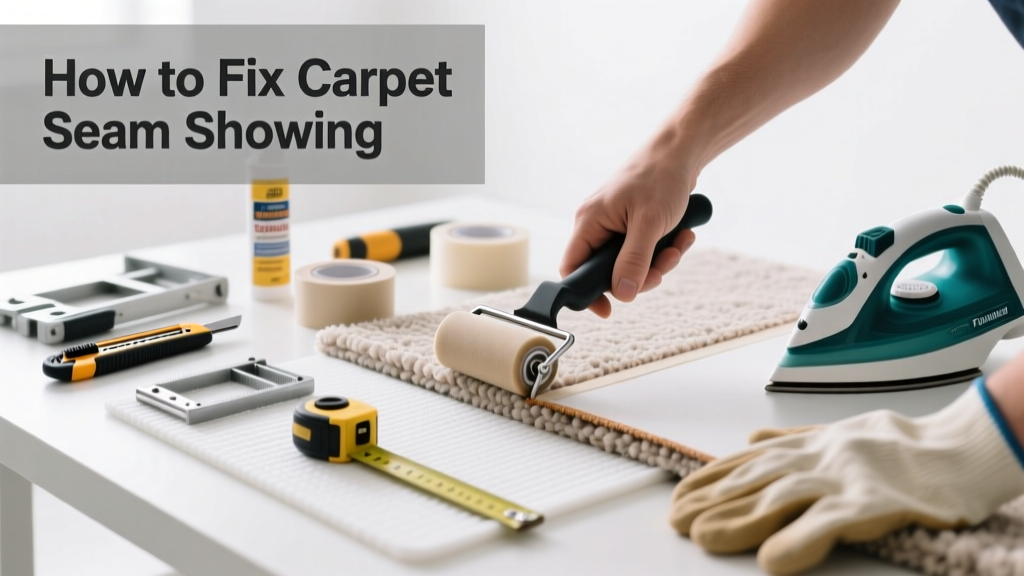 How to Fix Carpet Seam Showing: DIY Repair Guide
