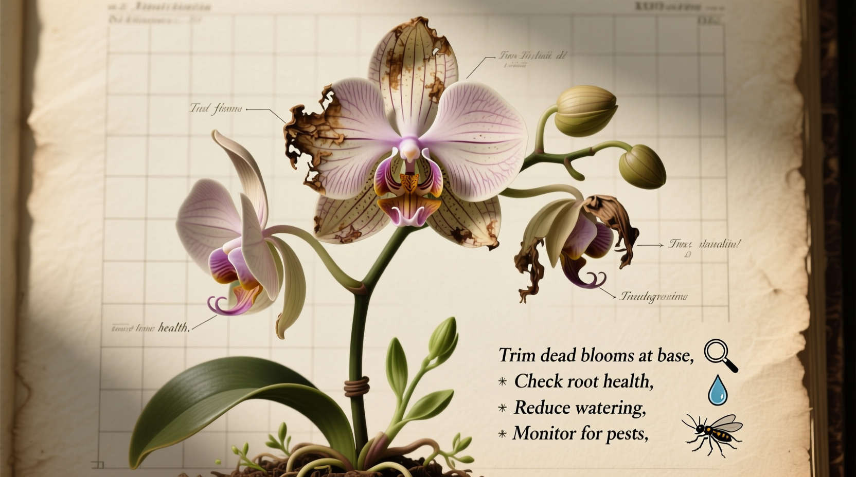 5 Steps: Orchid Blooms Dying? | TheHomeSprouts