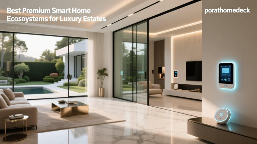Best Premium Smart Home Ecosystems for Luxury Estates