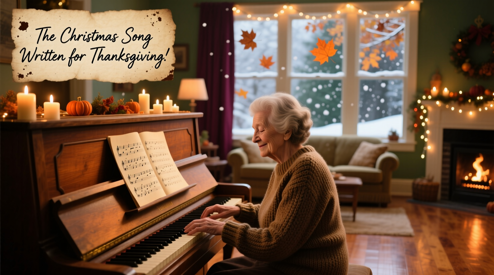 what popular christmas song was actually written for thanksgiving
