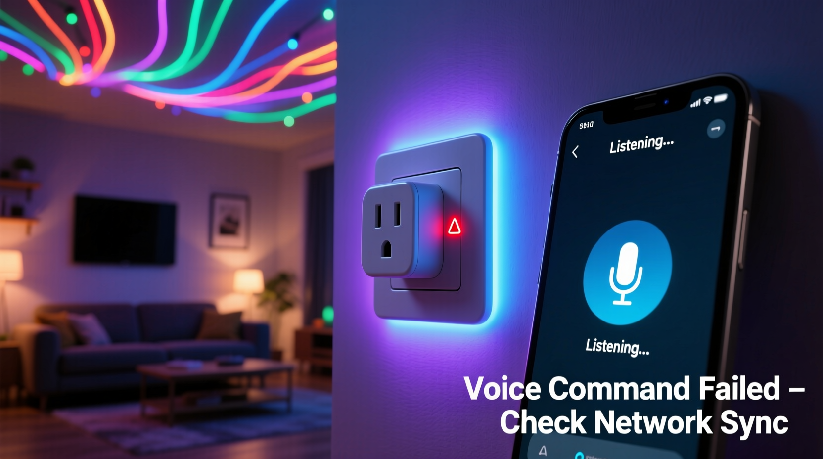 why is my smart plug not responding to voice commands during light shows