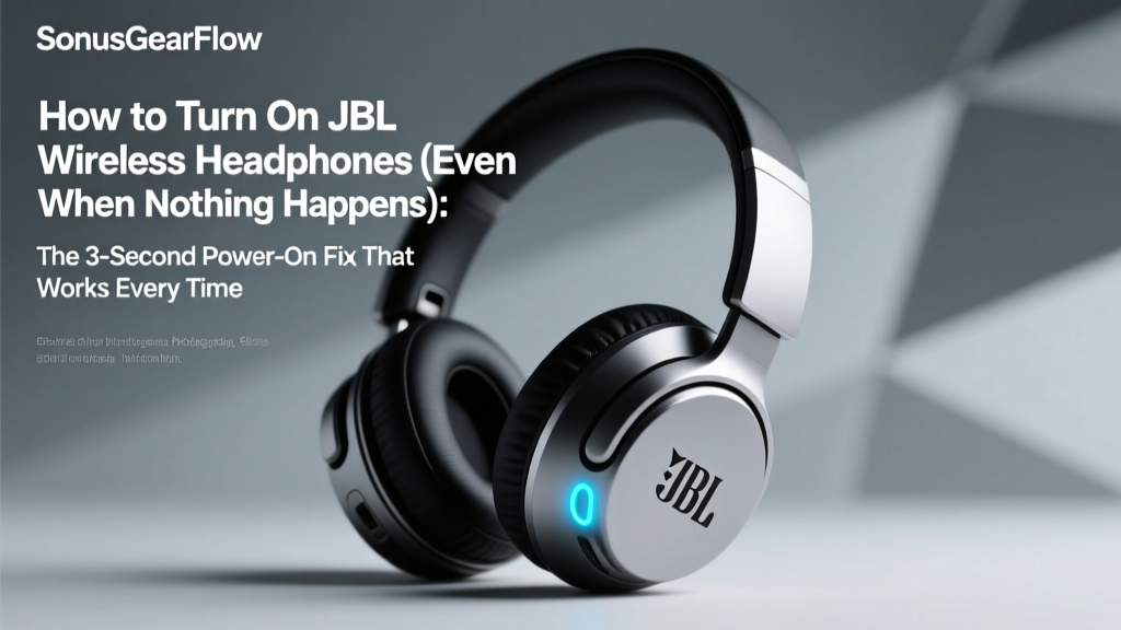 JBL Wireless Headphones: Power-On Fix & Pairing Hacks