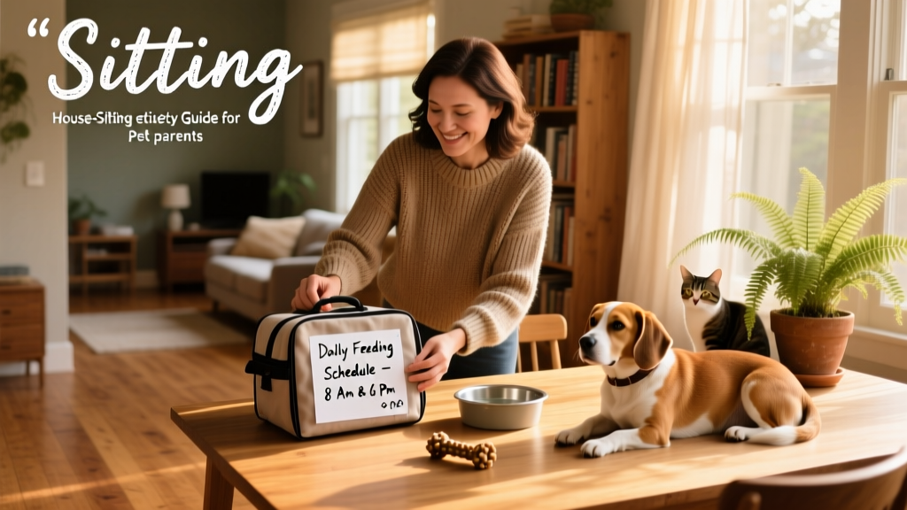 House sitting etiquette - a guide for pet parents