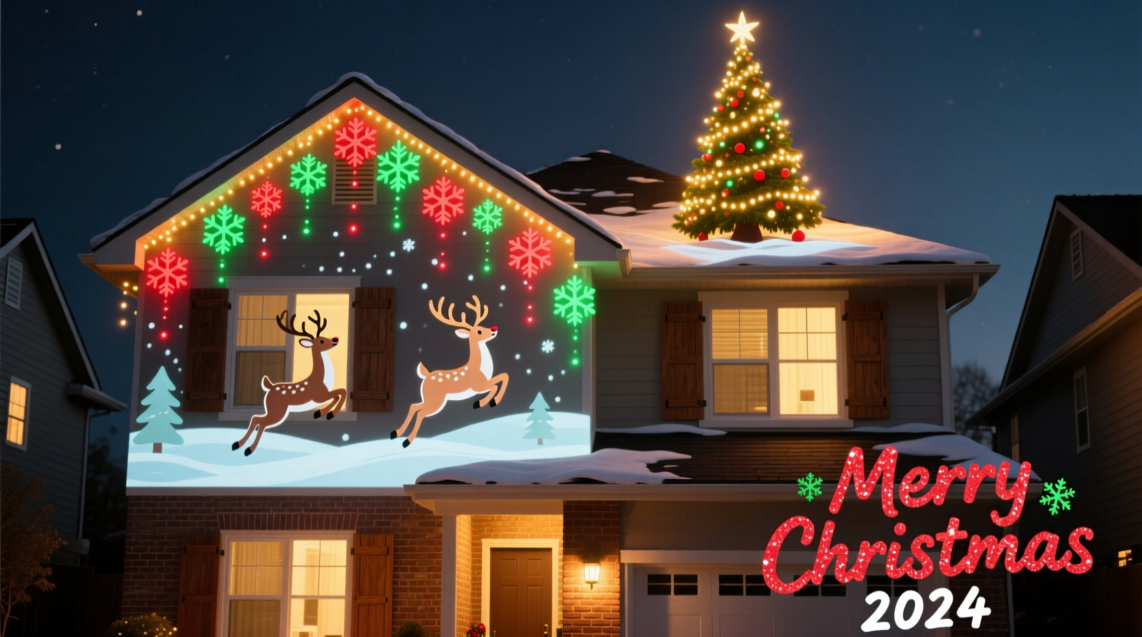 projection mapping on house for christmas show is it diy possible