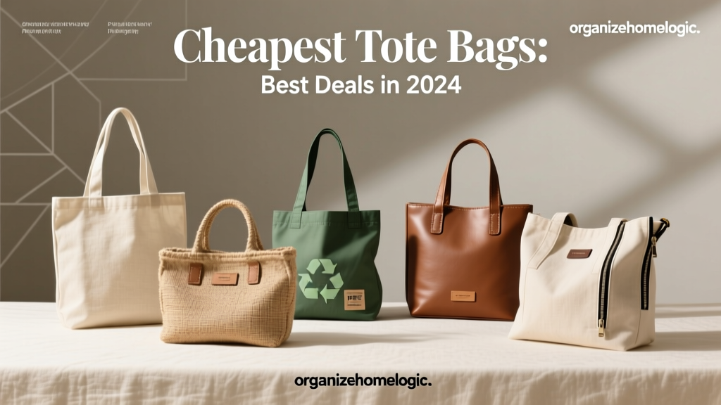 Cheapest Tote Bags: Best Deals in 2024