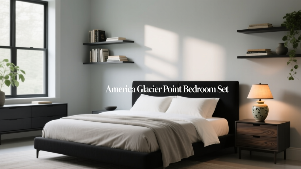 America Glacier Point Bedroom Set Black Refresh (2026)
