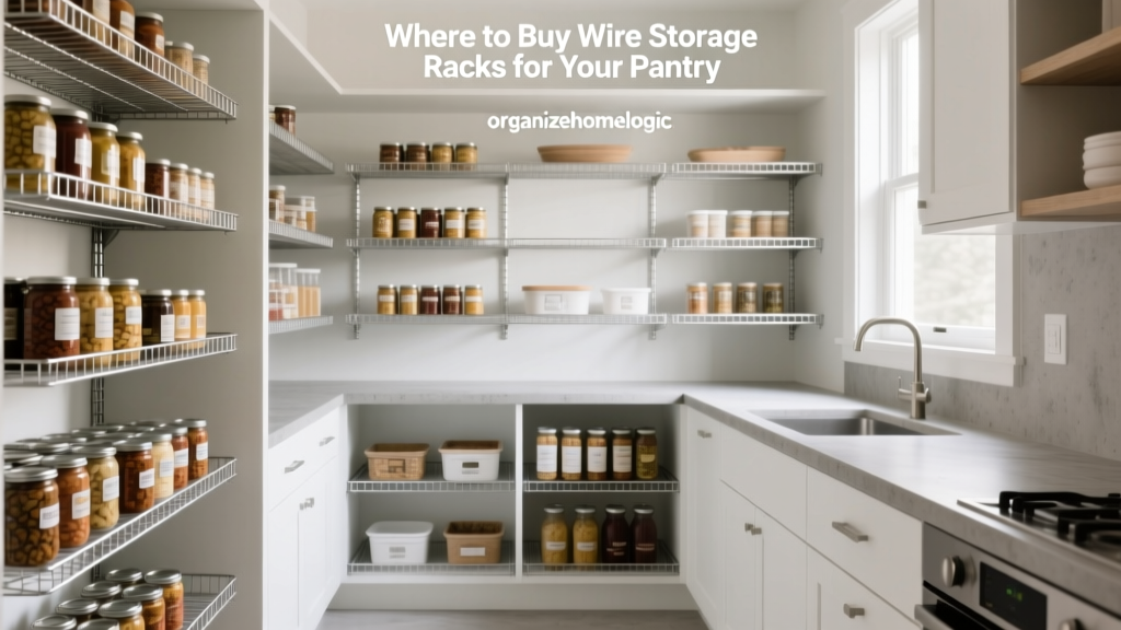 Where to Buy Wire Storage Racks for Your Pantry