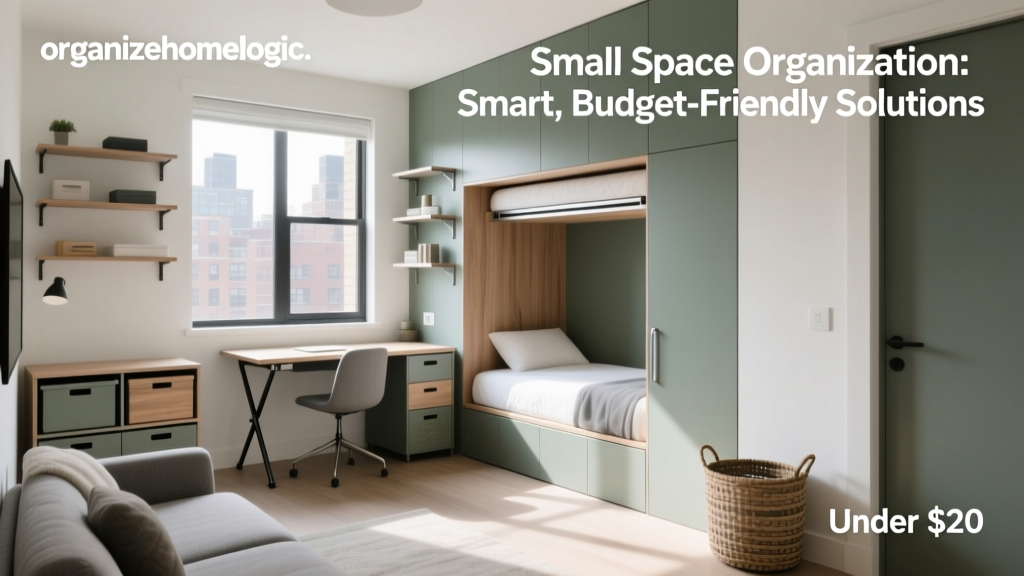 Small Space Organization: Smart, Budget-Friendly Solutions