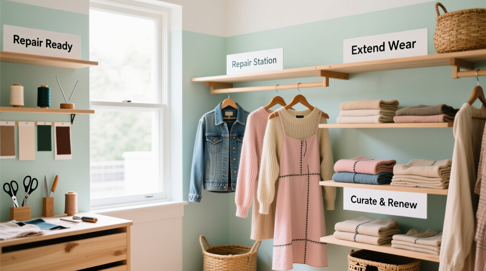 closet organization tips for sustainable living