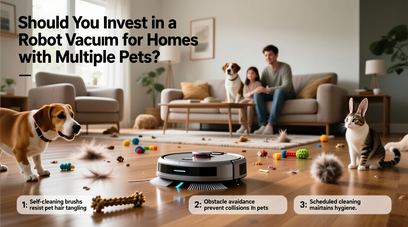 should you invest in a robot vacuum for homes with multiple pets