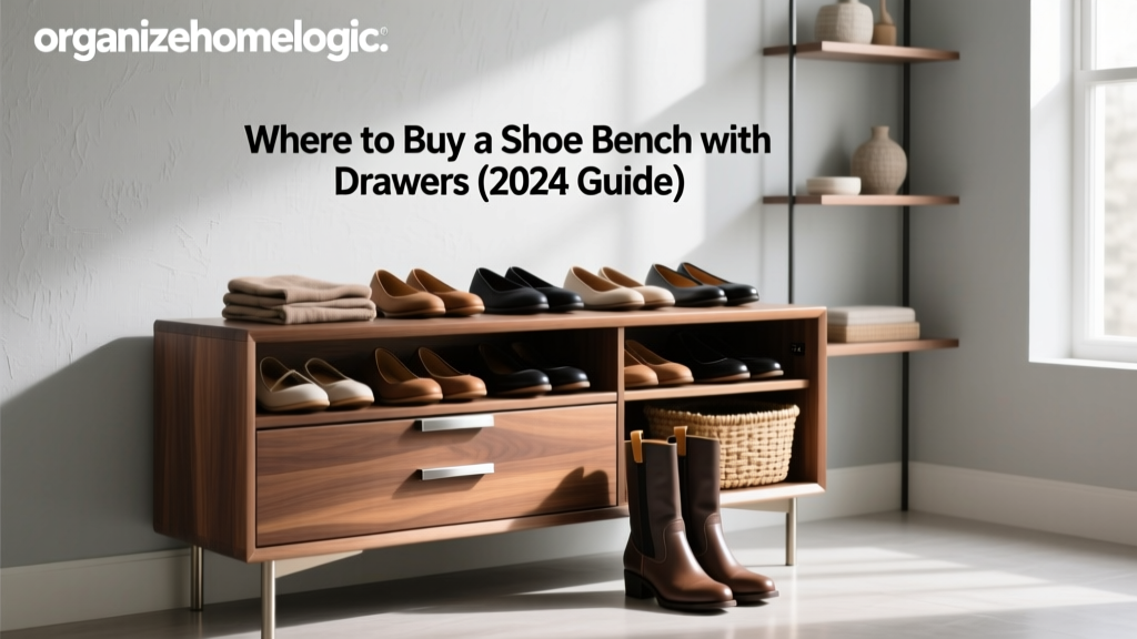 Where to Buy a Shoe Bench with Drawers (2024 Guide)