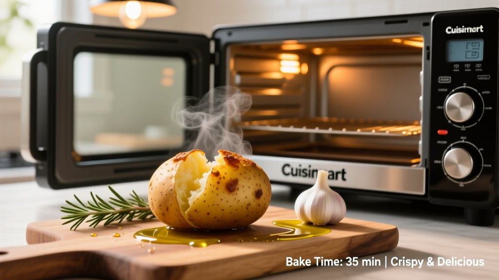 Bake a Potato in Cuisinart Air Fryer Toaster Oven