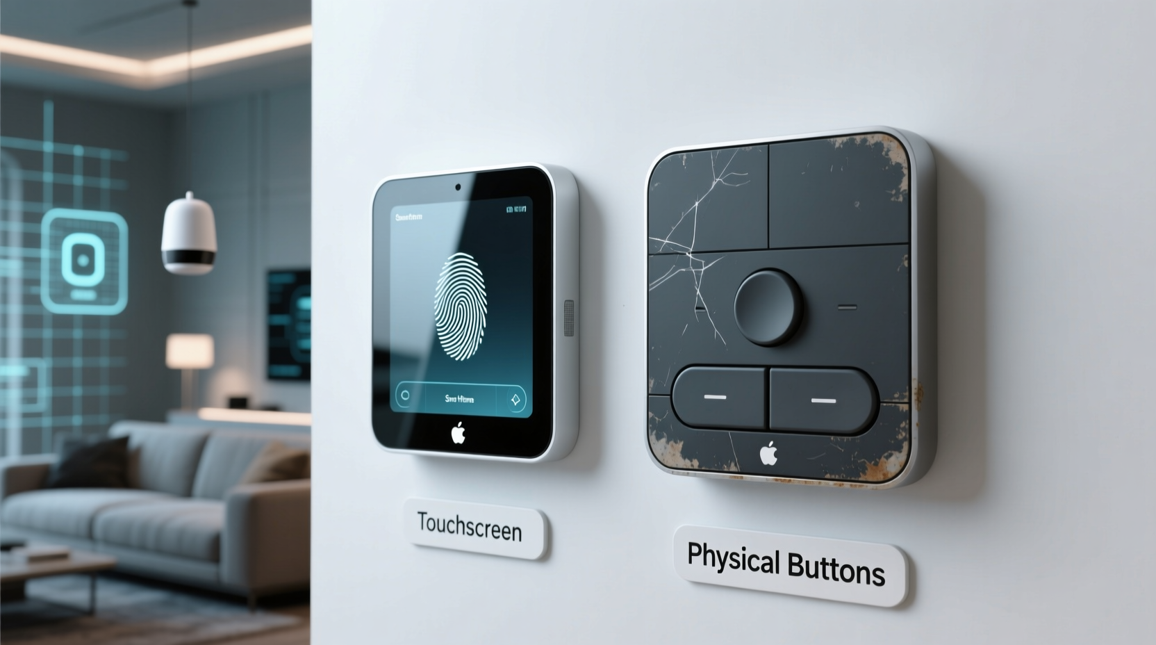 touchscreen vs physical buttons on smart home devices which lasts longer