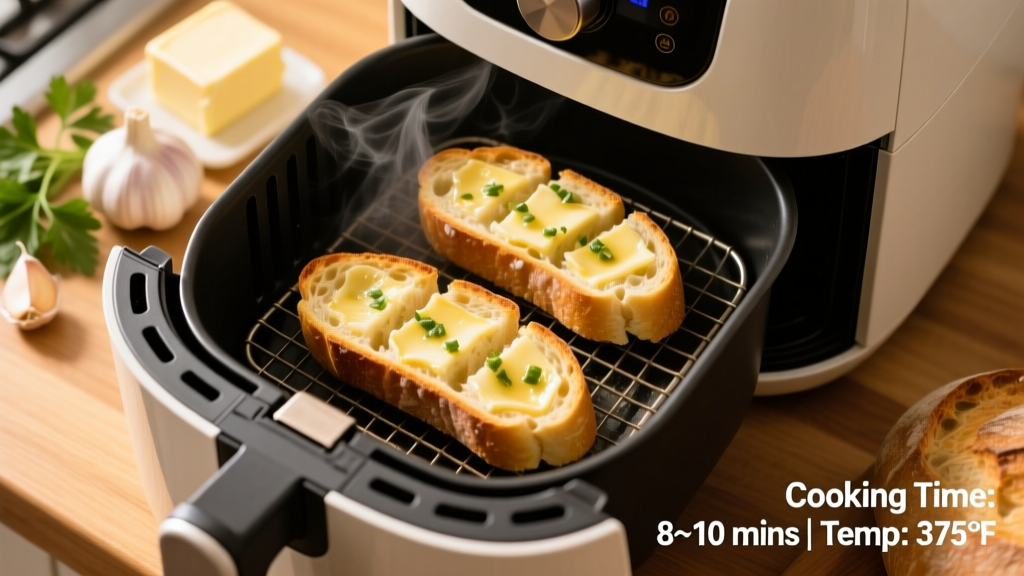 How to Cook Frozen Garlic Bread in Ninja Air Fryer