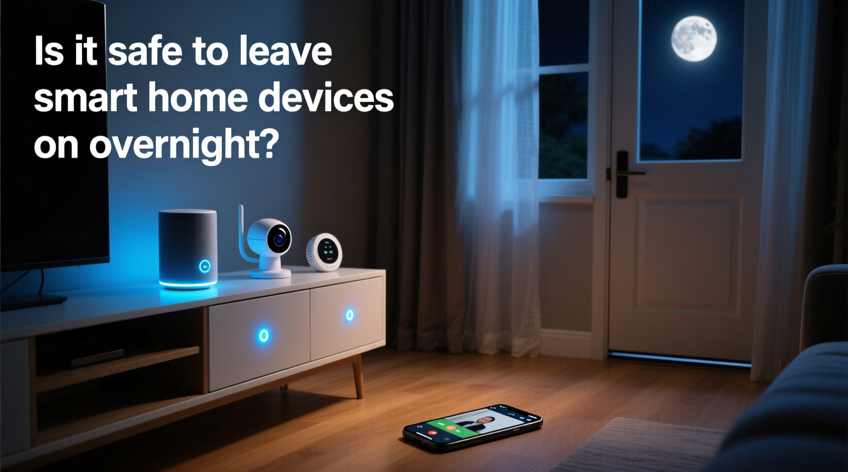 is it safe to leave smart home devices on overnight security insights