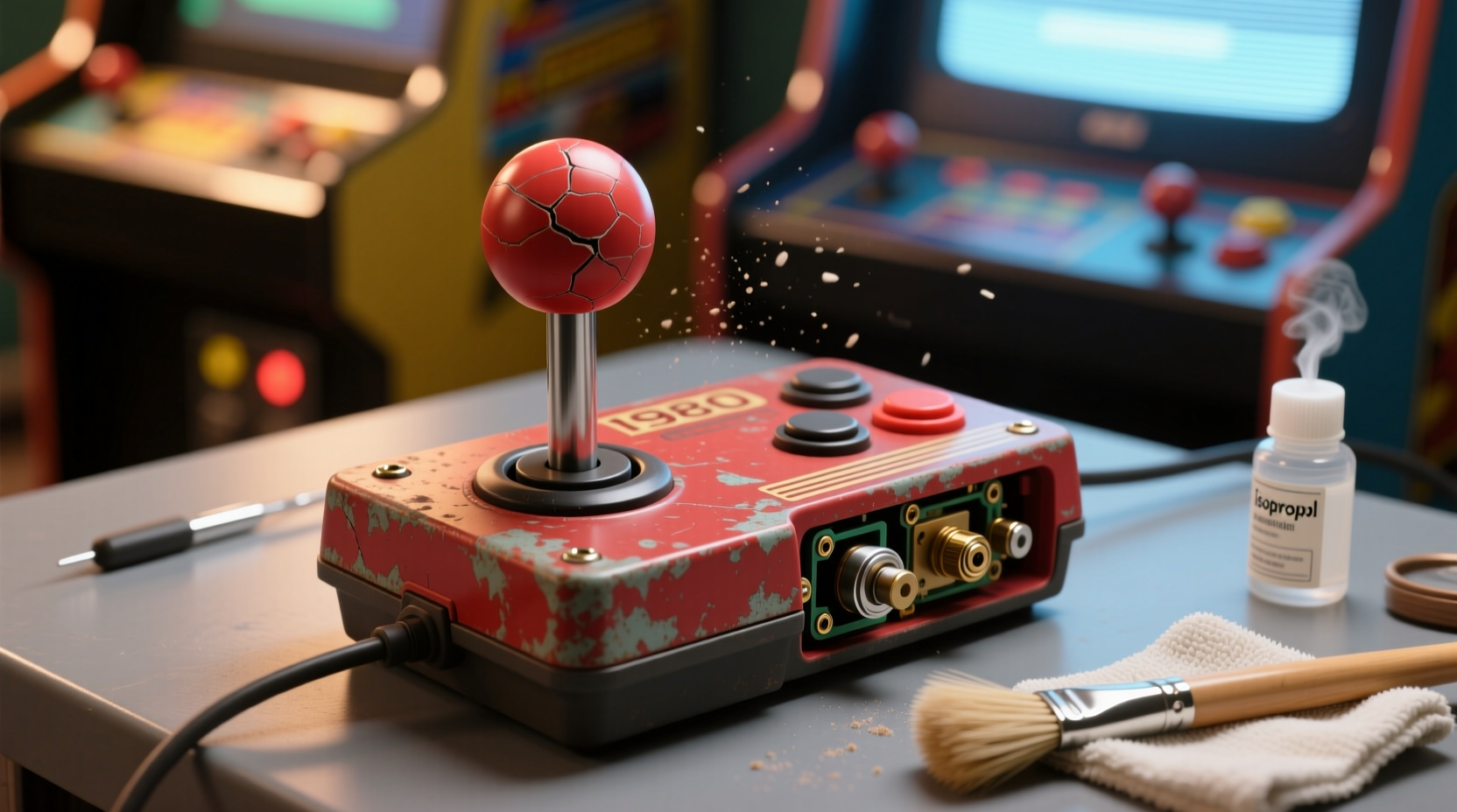 eco friendly cleaning tips for vintage joysticks