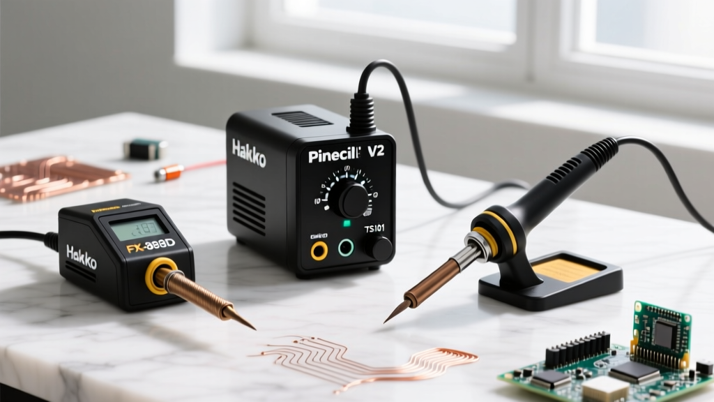 Best Soldering Kit for 2026: Pinecil V2 vs Hakko FX-888D vs TS101
