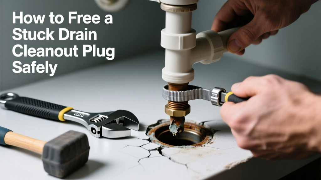 How to Free a Stuck Drain Cleanout Plug Safely