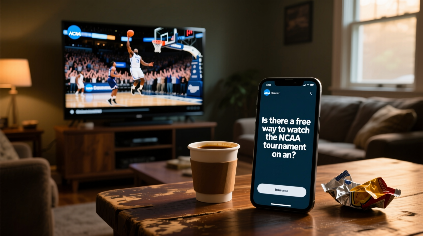 is there a free way to watch the ncaa tournament on an