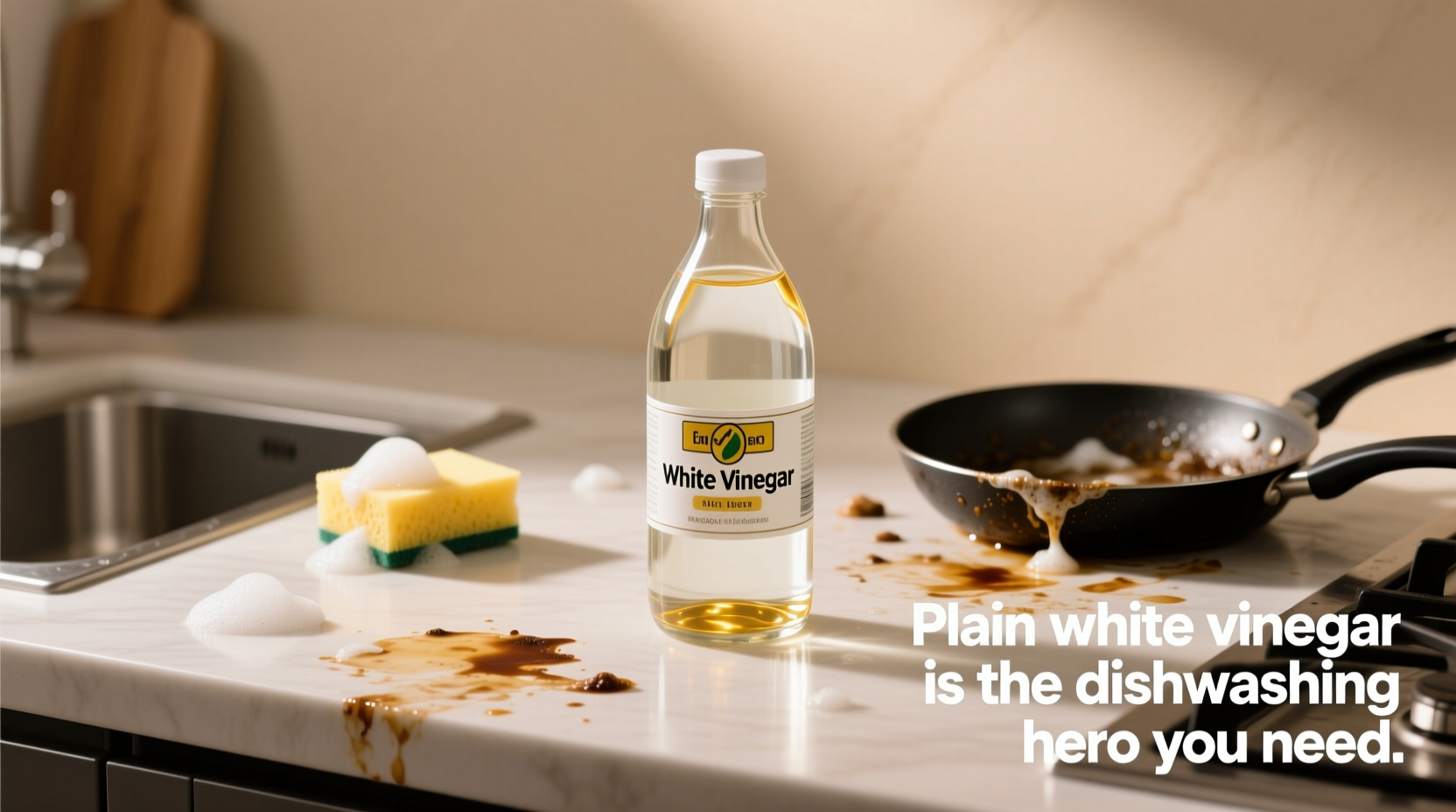 plain white vinegar is the dishwashing hero you need a