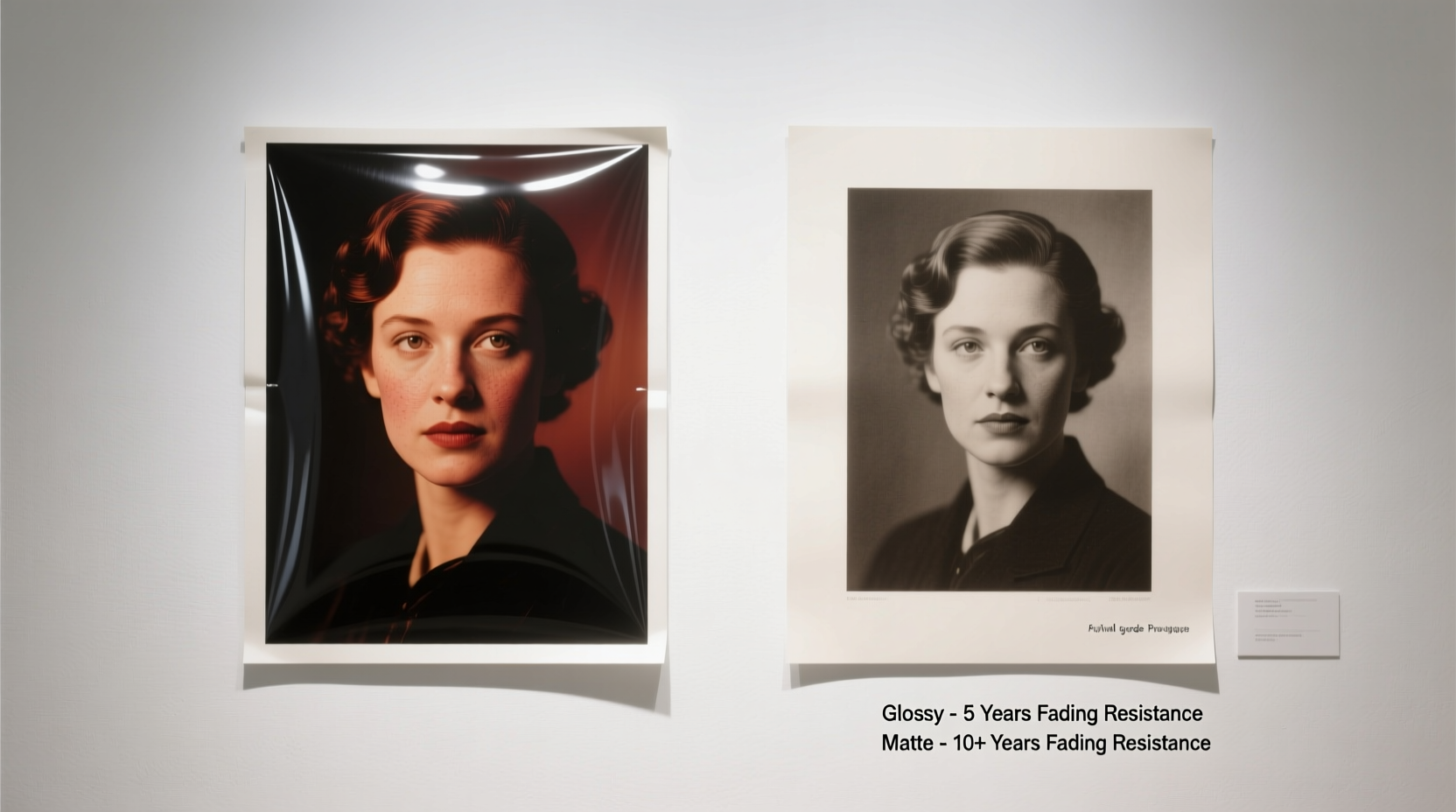 glossy photo prints vs matte which lasts longer without fading