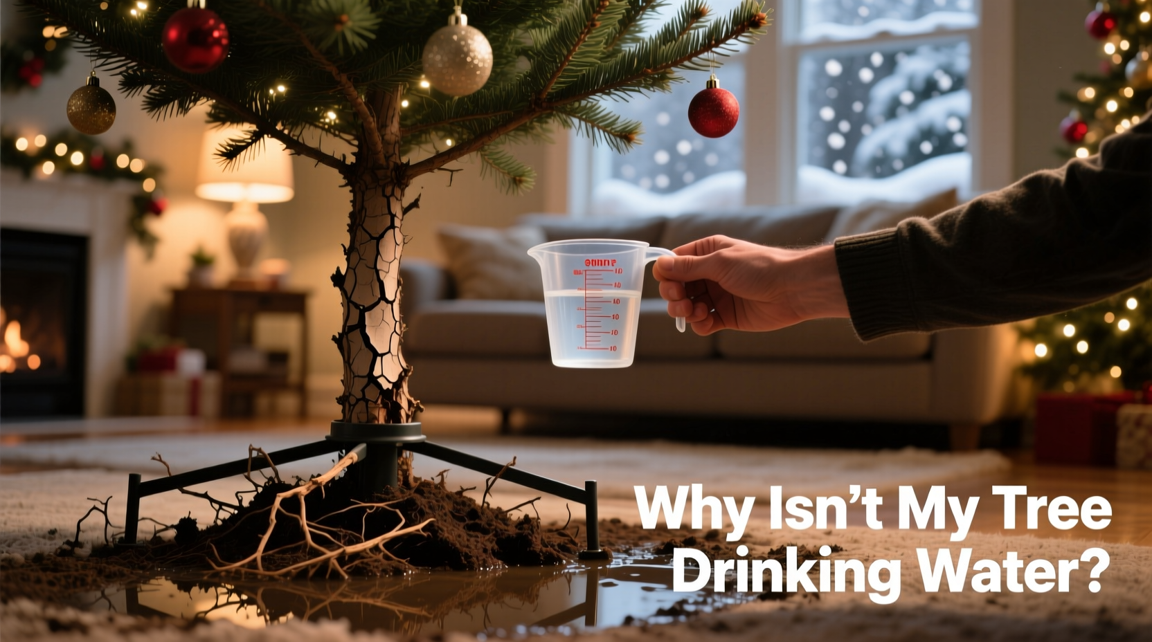 why is my christmas tree not drinking water troubleshooting common issues