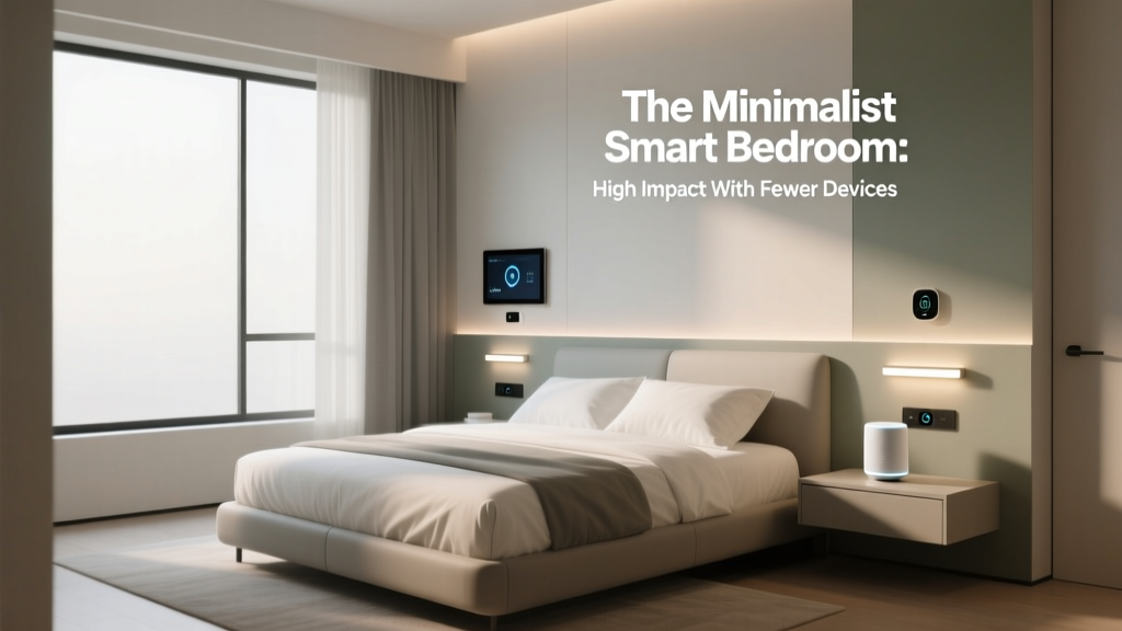 The Minimalist Smart Bedroom: High Impact With Fewer Devices