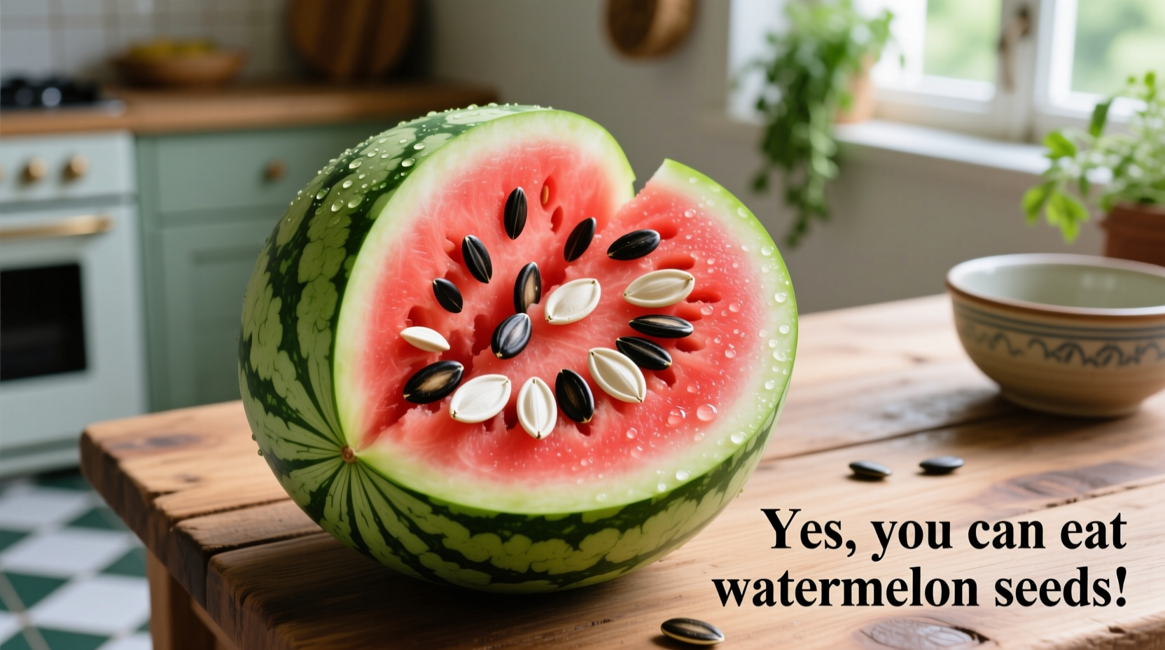 can you eat seeds in a watermelon