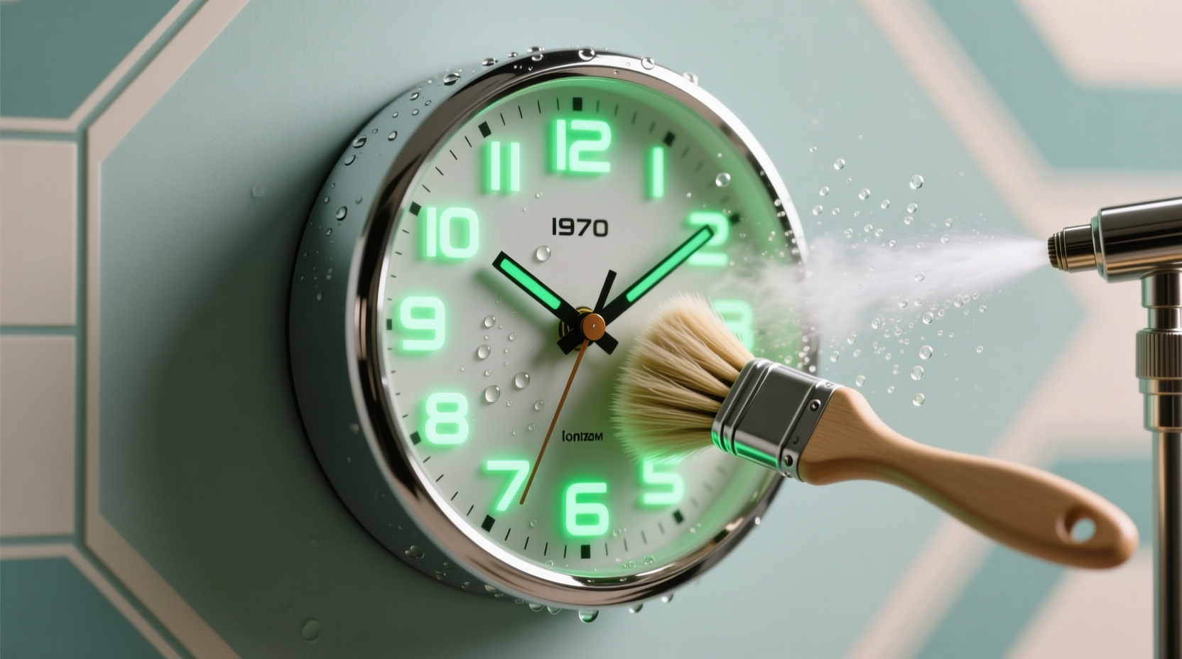 eco friendly cleaning tips for retro led clocks