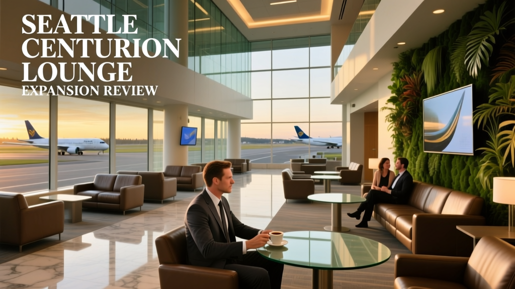Seattle Centurion Lounge Expansion Review: A Deep Dive into the New 14,200-Square-Foot Space at SEA