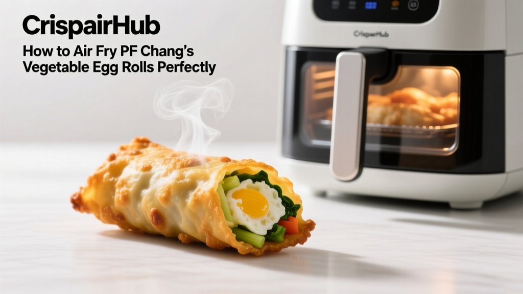 How to Air Fry PF Chang's Vegetable Egg Rolls Perfectly