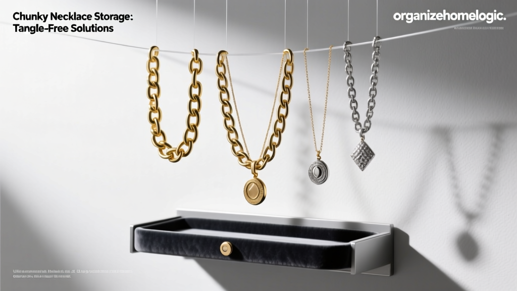 Chunky Necklace Storage: Tangle-Free Solutions