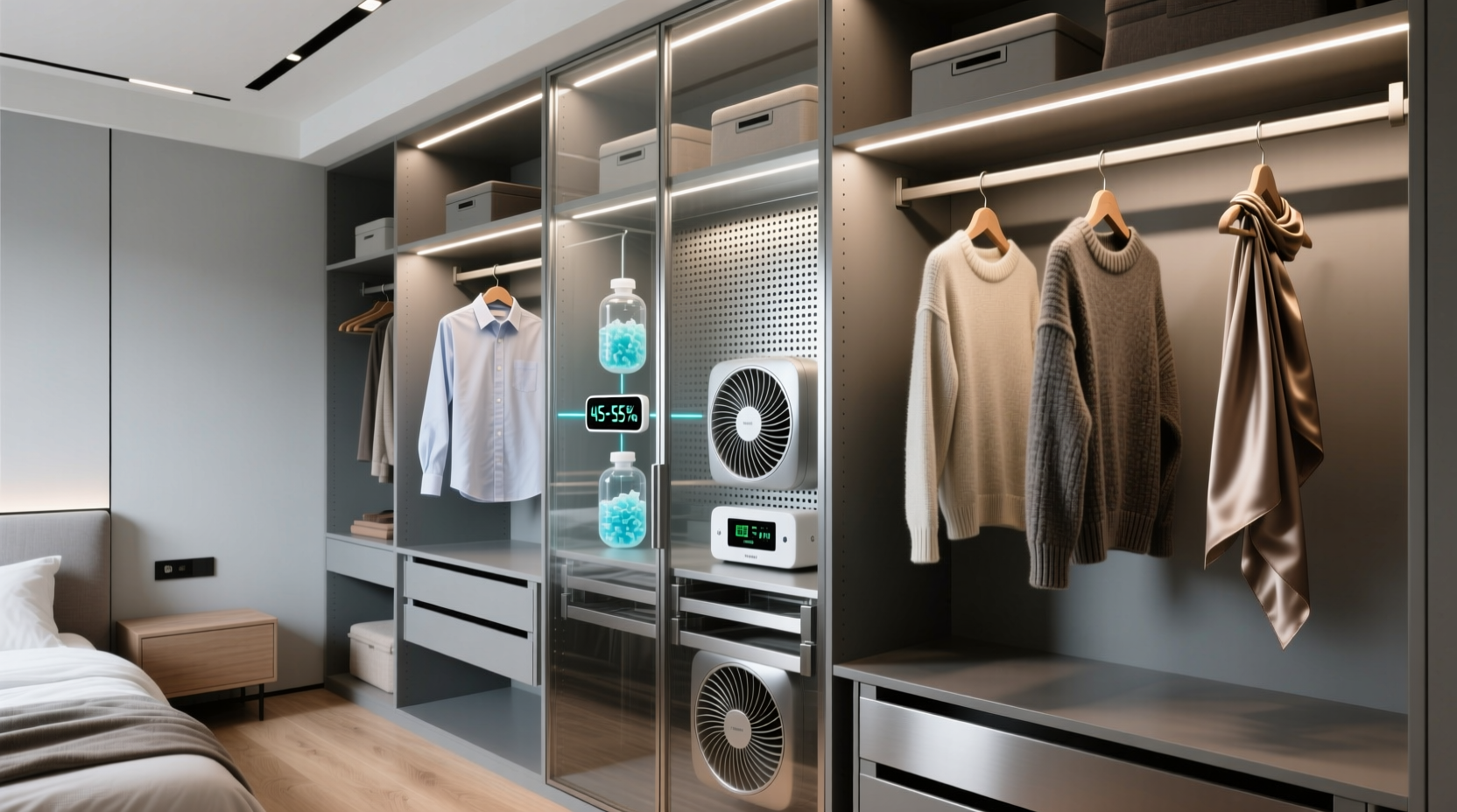 closet humidity monitor vs hygrometer app accuracy