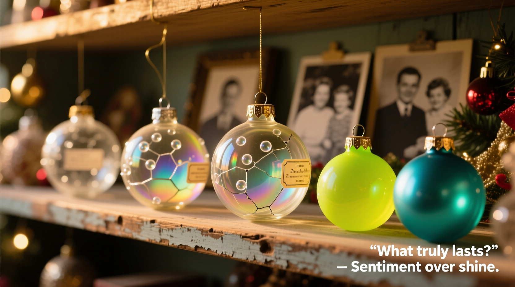 vintage glass ornaments vs plastic ones which holds sentimental value longer