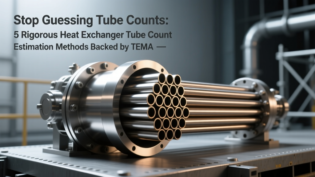 Heat Exchanger Tube Count Estimation: TEMA & ASME Methods
