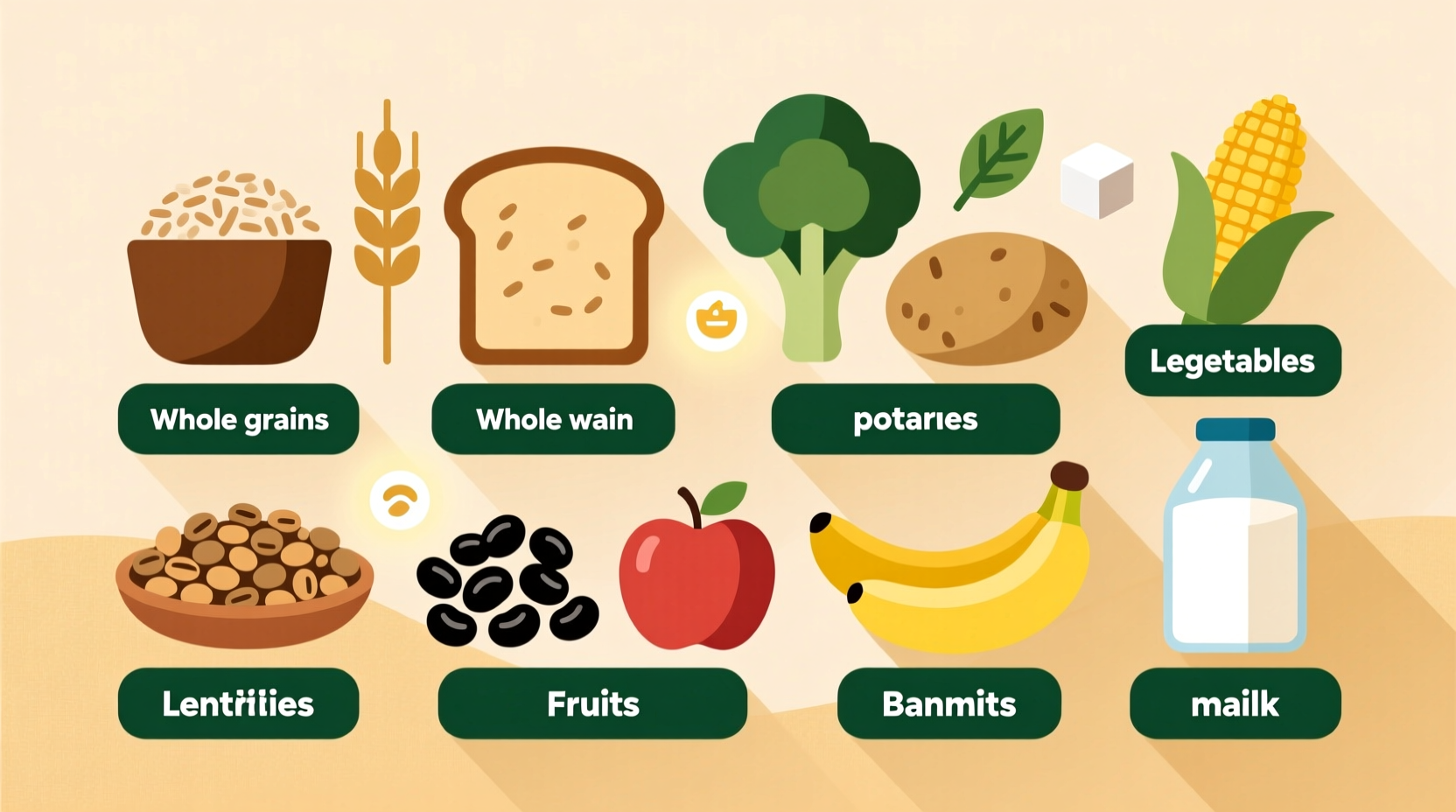 what food contains carbohydrates