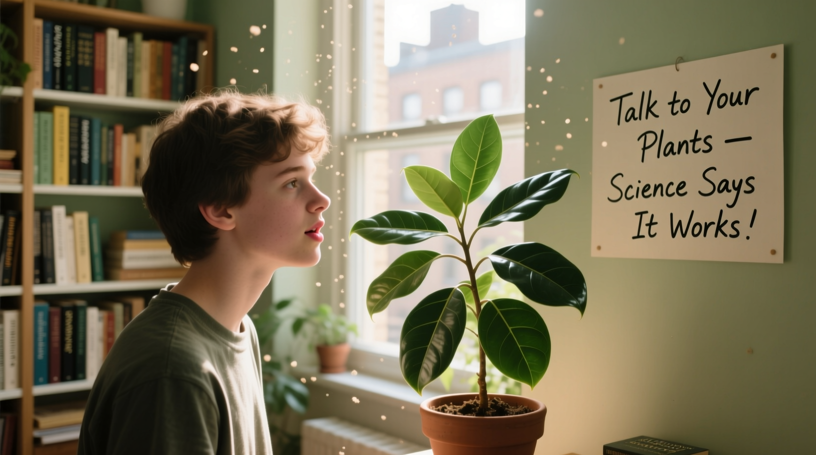 is it weird to talk to your plants studies show what happens when you do