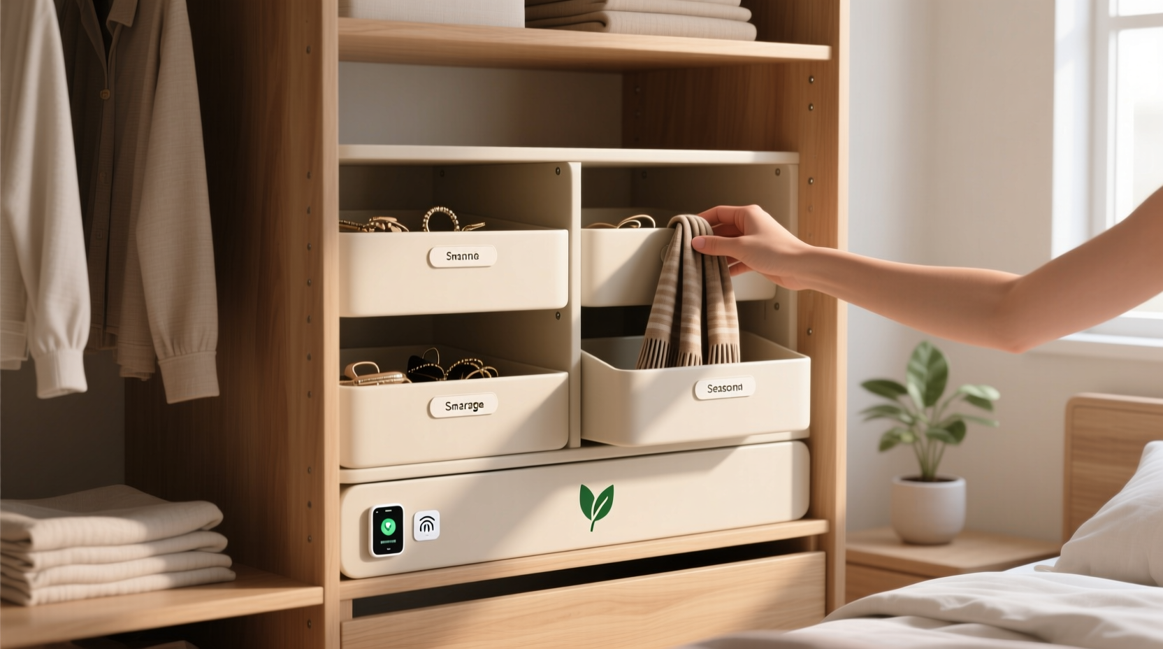 closet organizers with app integration useful or data bloat